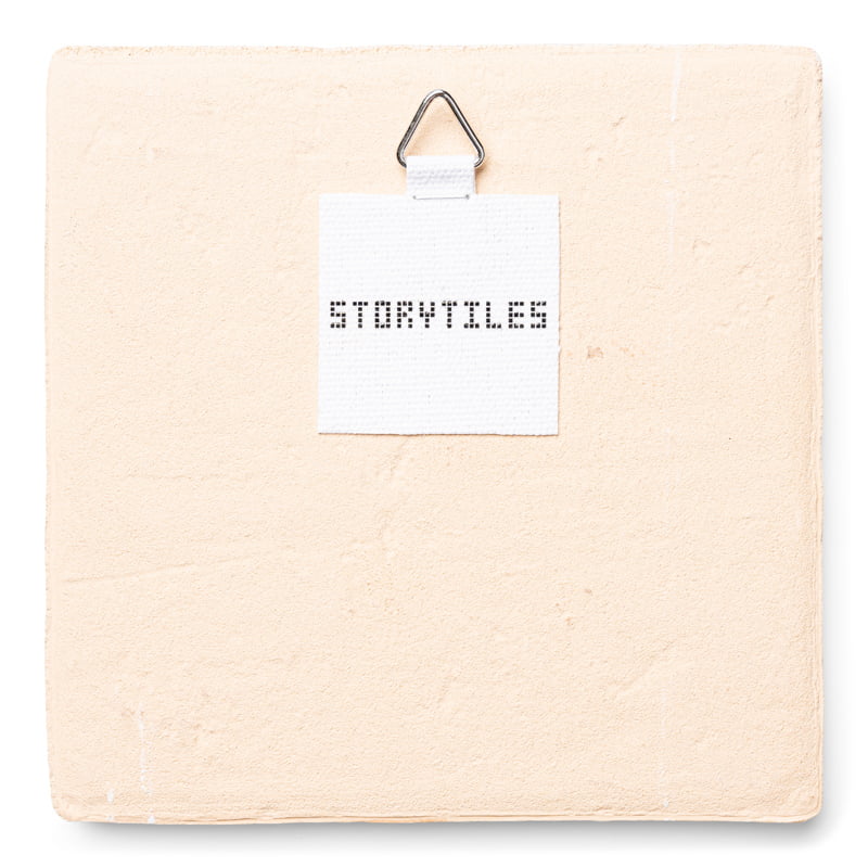 Storytiles Delft Blue Zitronen Wandfliese S 10x10 cm mit Text