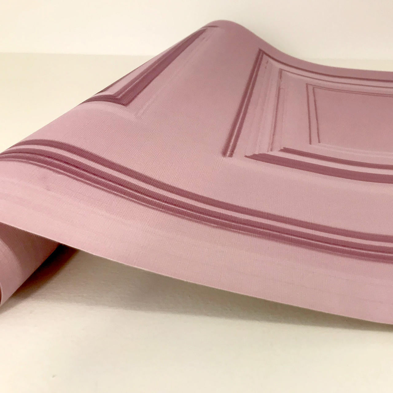 Mineheart Dusty Pink Panelling Tapete Paneeloptik rosa