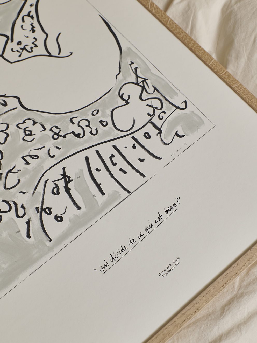 The Poster Club Art Prints Reading Poster A4 beige
