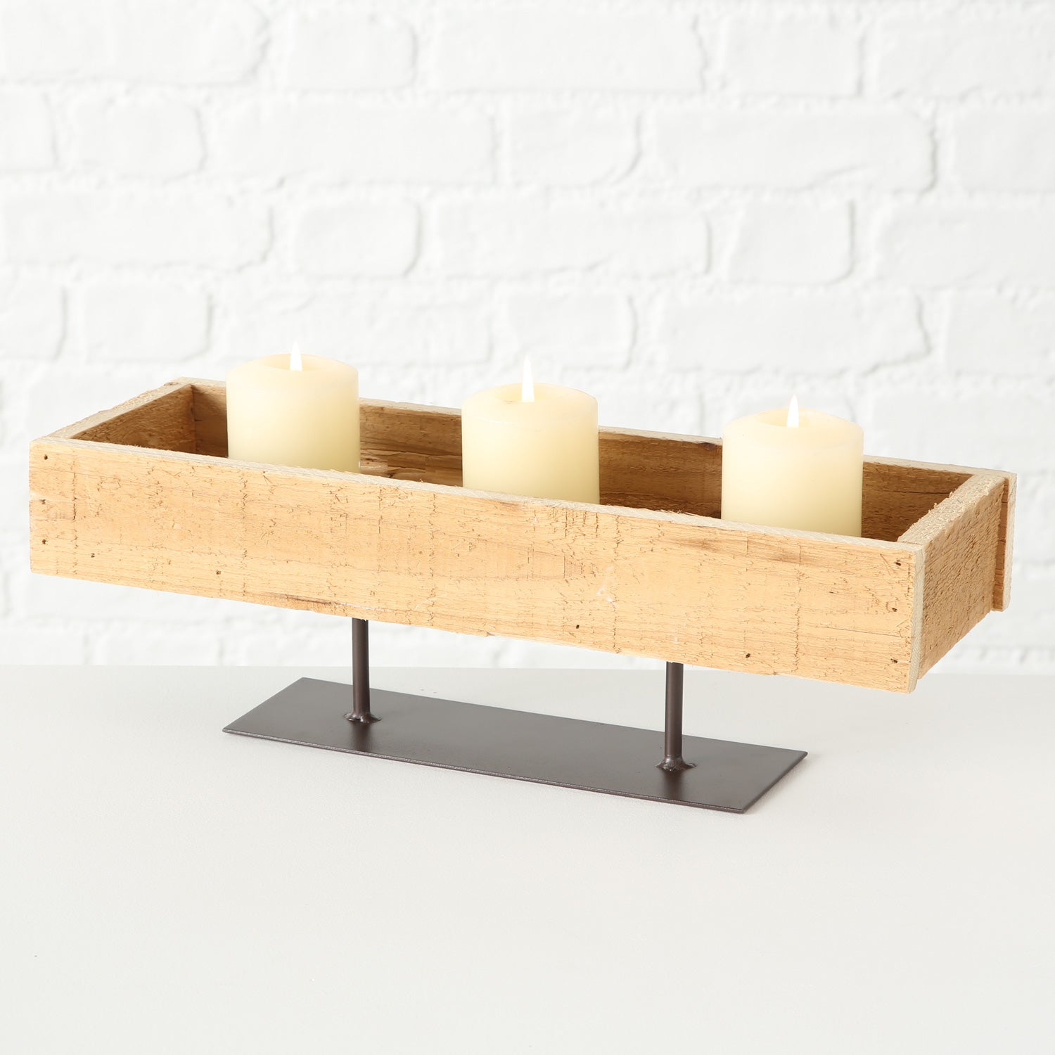 LS-LebenStil Küche & Haushalt Holz-Box stehend 40cm vintage