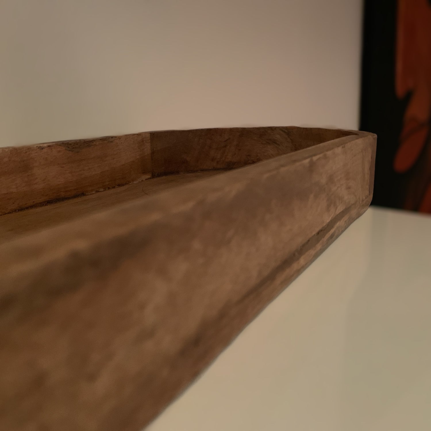 LS-LebenStil Küche & Haushalt XL Deko-Tablett Mango-Holz 72cm braun