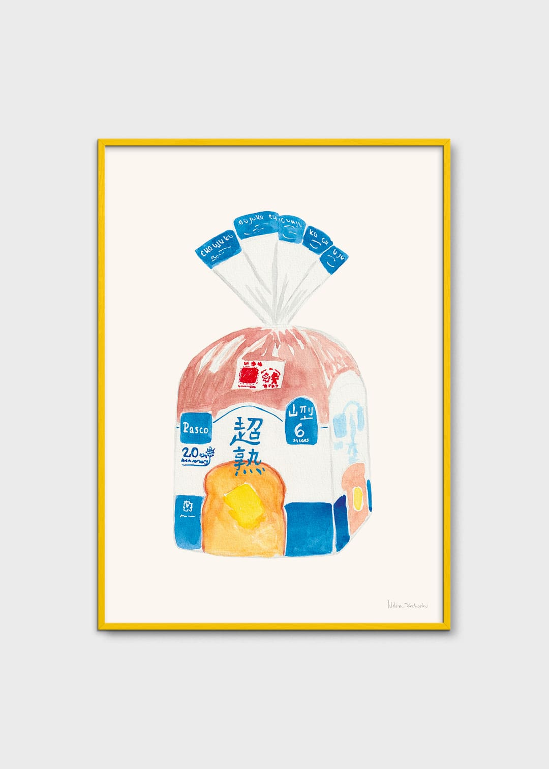 The Poster Club Bread Pack Poster 30x40 cm Küche