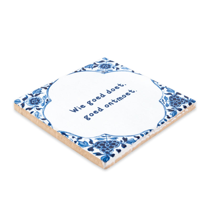 Storytiles Delft Blue Authentic Old Dutch Fliese 10x10 cm Text