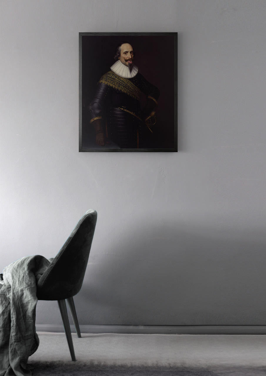 Mineheart Wall Art Man with Tongue Out 1 Leinwandbild 40x50cm