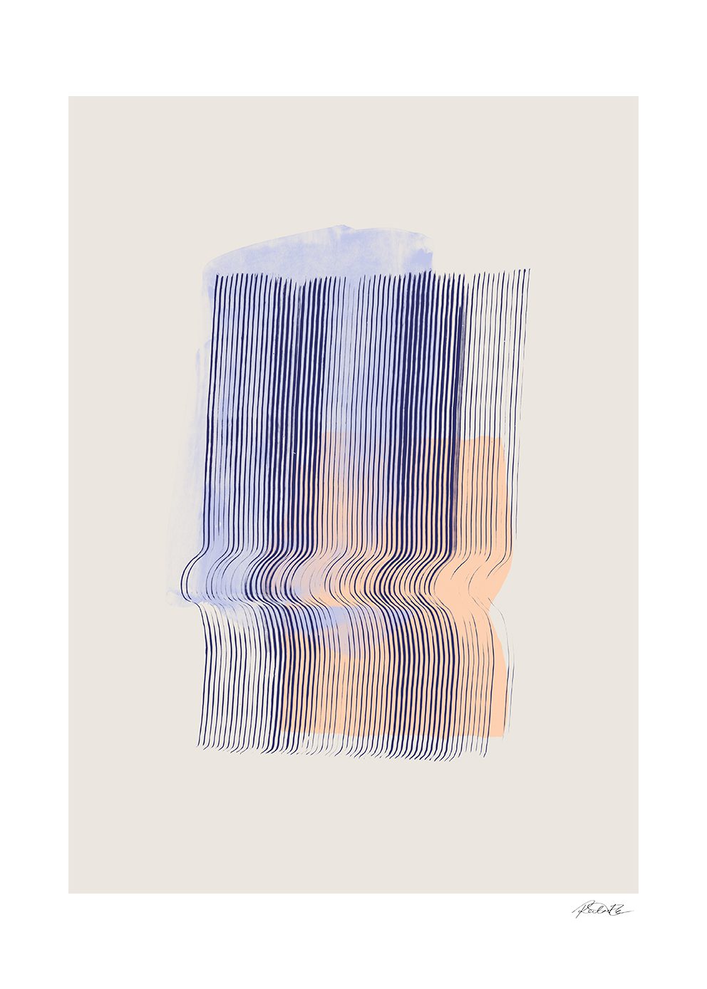 The Poster Club Kouru Poster 30x40 cm beige