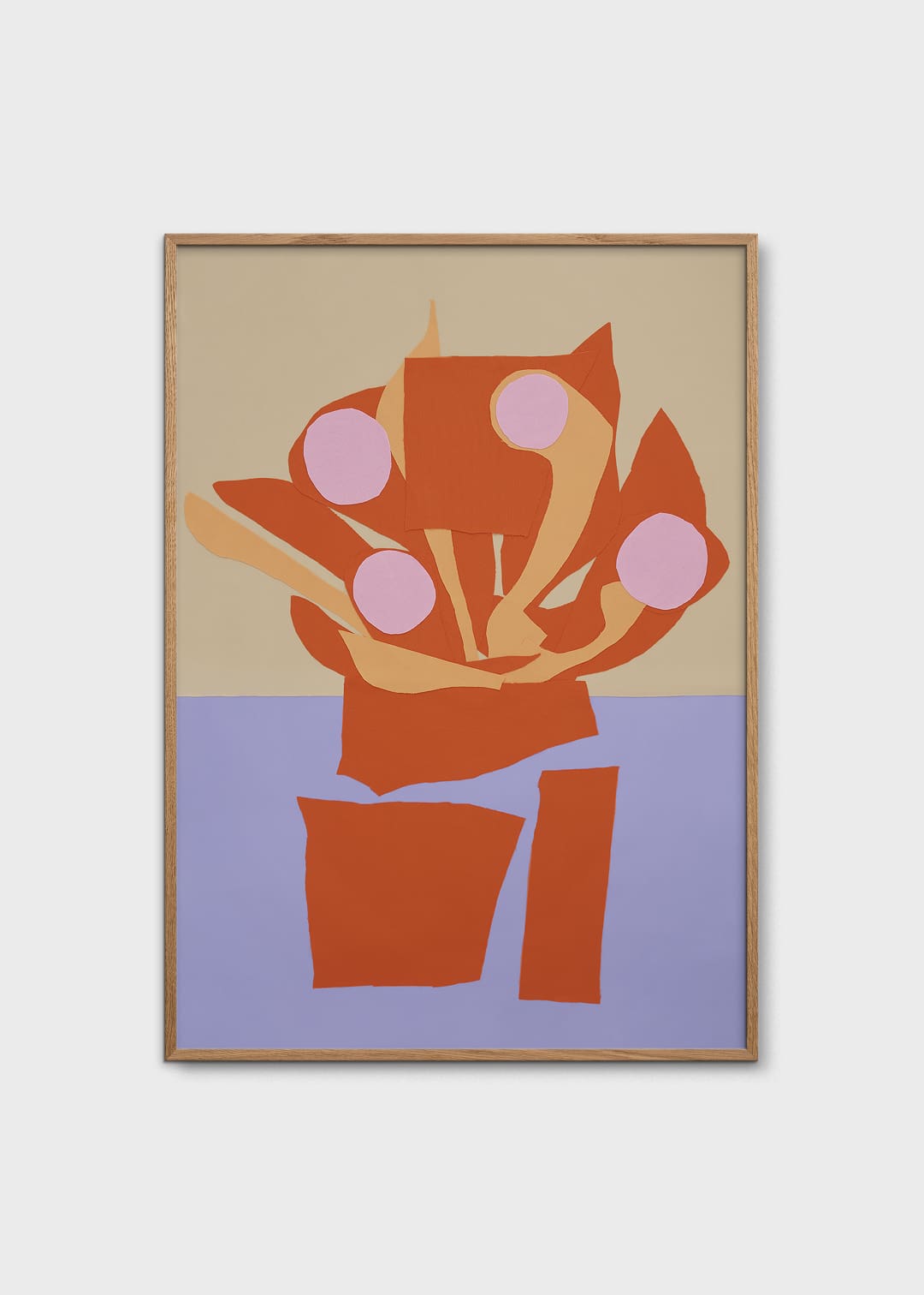 The Poster Club Floral Poster 30x40 cm beige floral