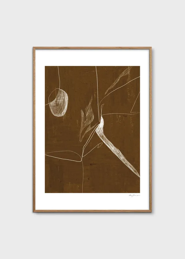 The Poster Club Art Prints Perspectives Poster 30x40 cm braun