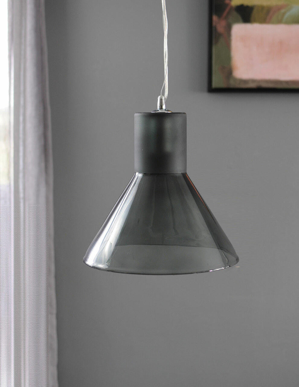 Mineheart Funnel Pendant Lamp Pendelleuchte Glas Bernstein