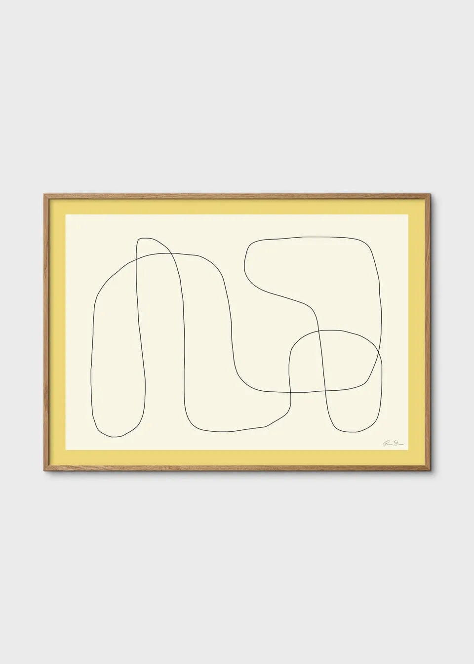 The Poster Club Composition 02 Poster abstrakt beige